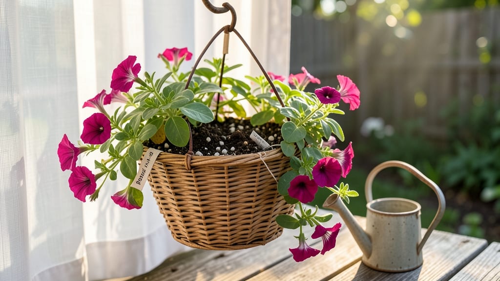 Petunia Hanging Plant Care: Thriving Trails of Color in Containers