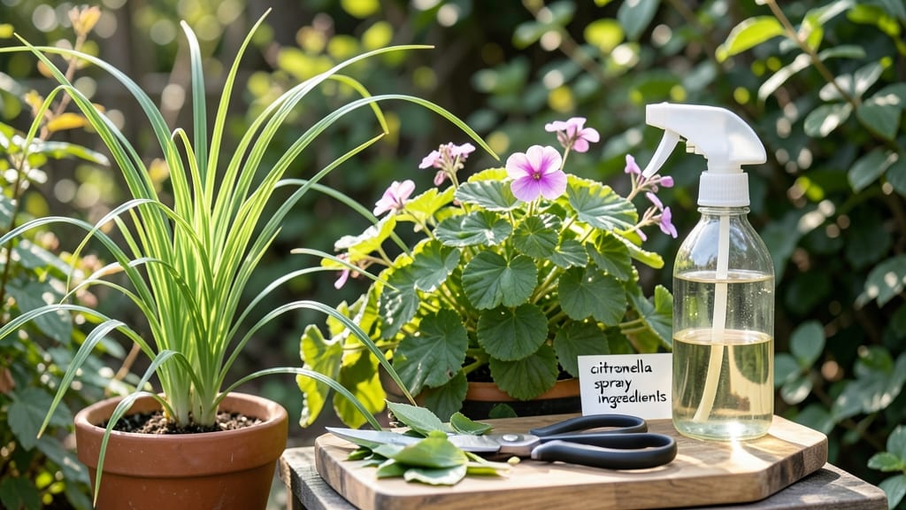 How to Make Citronella Spray from Plant: Mosquito-Repelling Elixir in Minutes