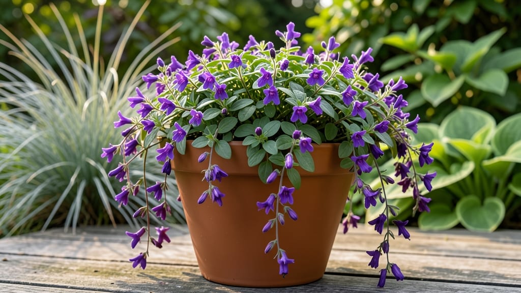 Large Purple Plant: Statement-Making Height and Low-Maintenance Glamour