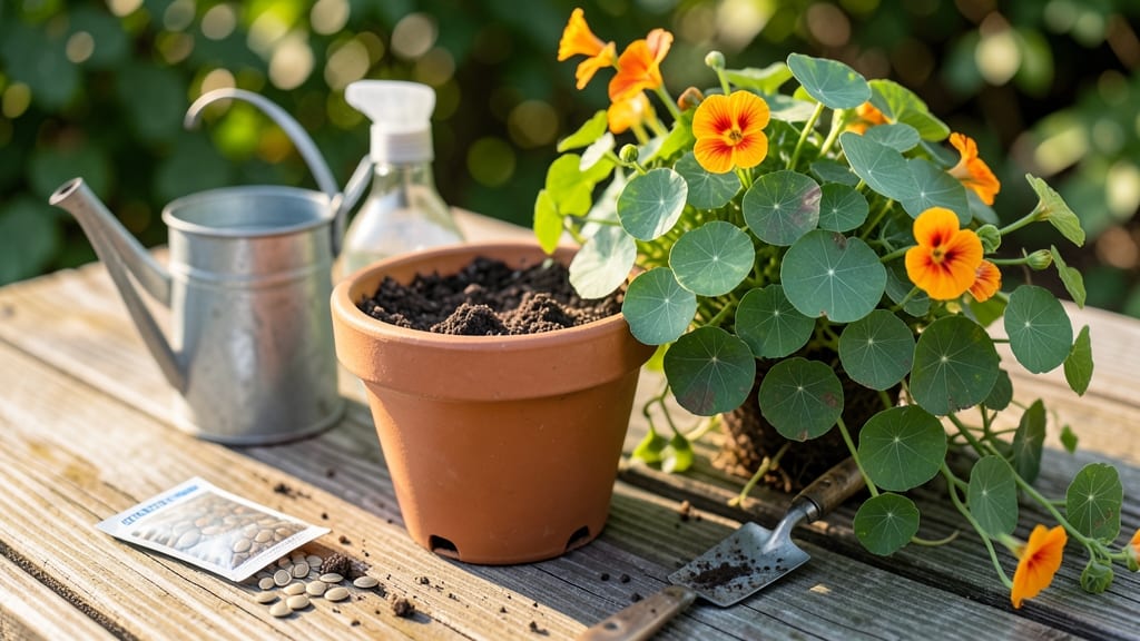 How Many Nasturtium Seeds Per Pot: Spacing Secrets for Bushy, Blooming Plants