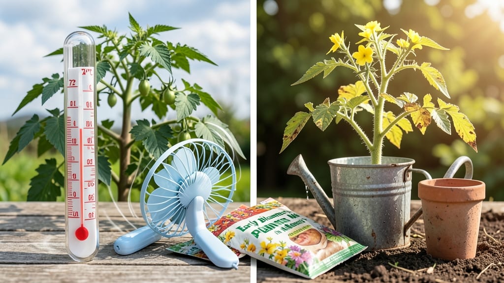 Tomato Plant Flowers Too Early: Cool Tricks to Delay Fruit for Stronger Plants