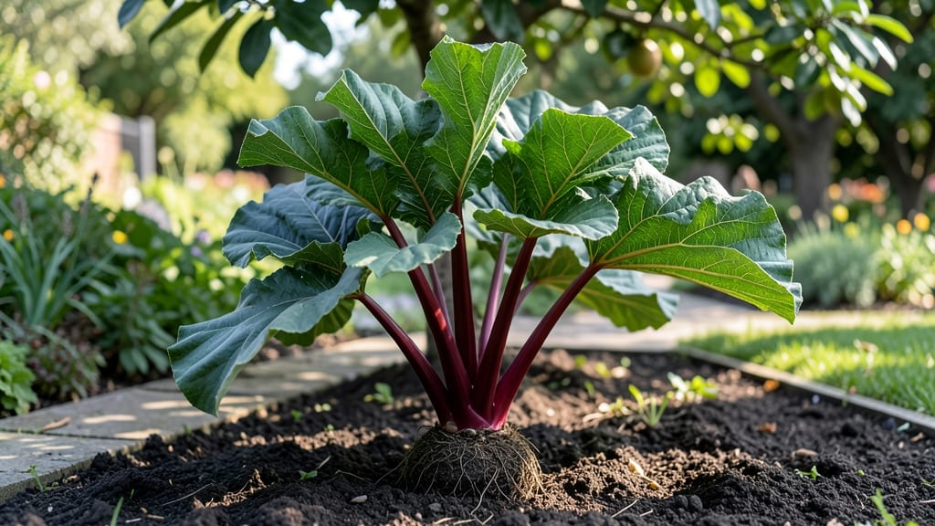 Large Rhubarb Plant: Cold-Hardy Perennial With Year-Round Harvest Potential