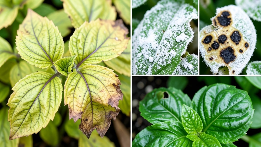 Basil Plant Problems Pictures: Visual Guide to Fix Yellow Leaves, Spots, and Wilting