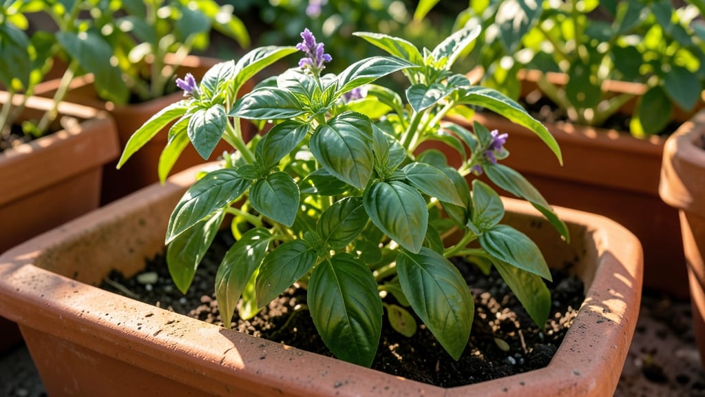 Basil for Pesto and Summer Flavors