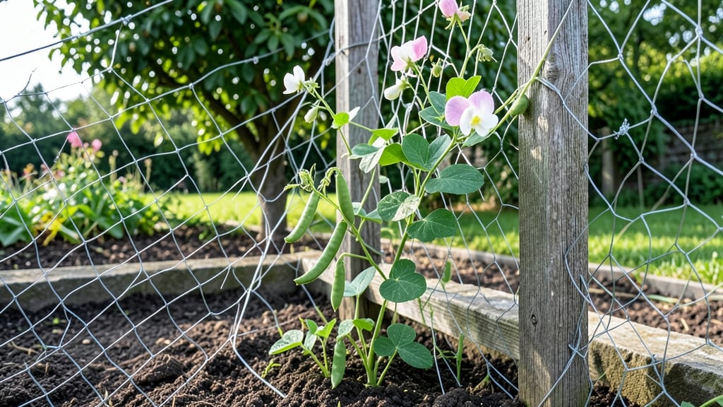 Support for Peas: Cold-Resistant Trellis System for Stronger Harvests