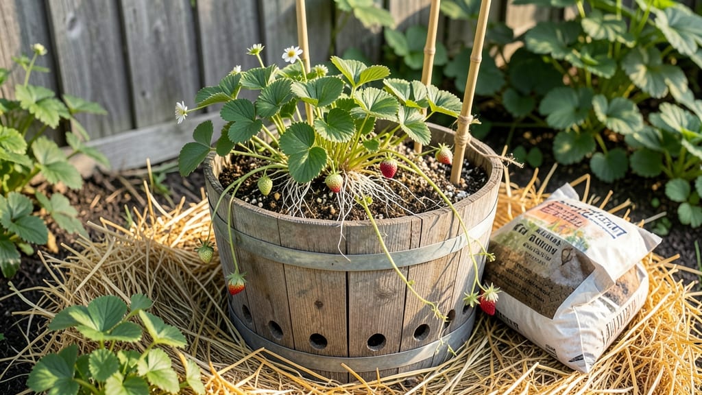 Planting Strawberries in a Barrel: Container-Grown Bounty With Year-Round Harvests