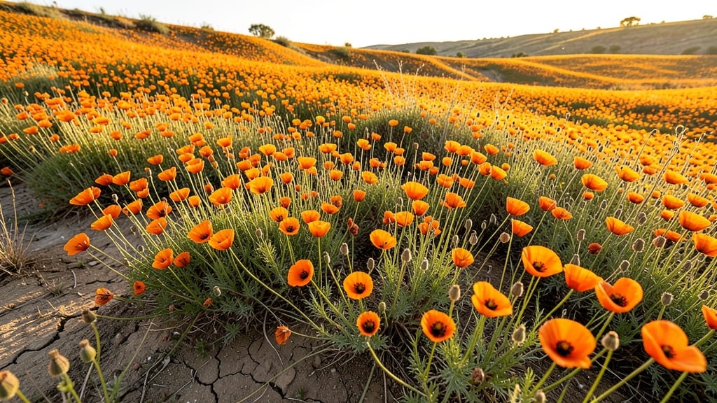 California Poppy Seeds for Golden Meadows