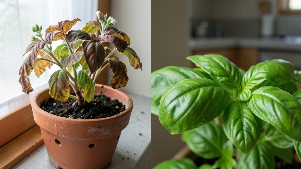 Brown Leaves on Basil Plant: Quick Fix for Reviving Your Herbs