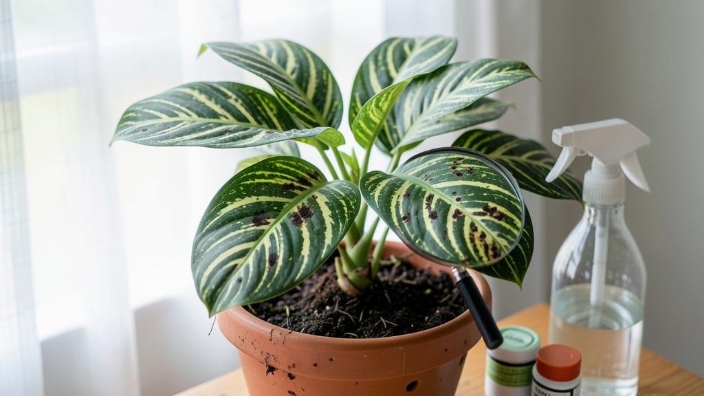 Black Marks on Plant Leaves: Fungal Spot Cure in 3 Days