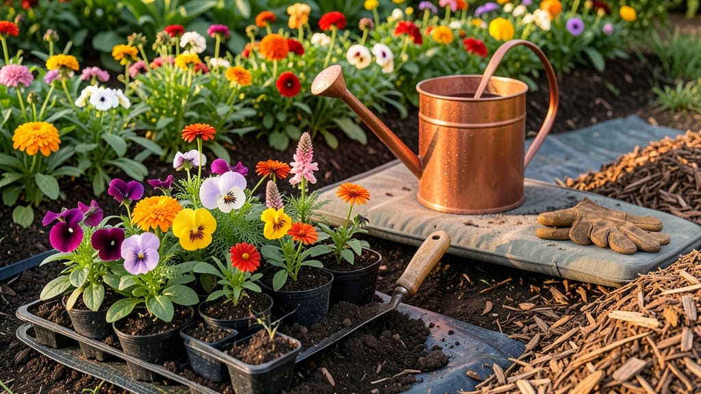 How to Plant a Flower Bed for Beginners: Stress-Free Layout in 6 Simple Steps