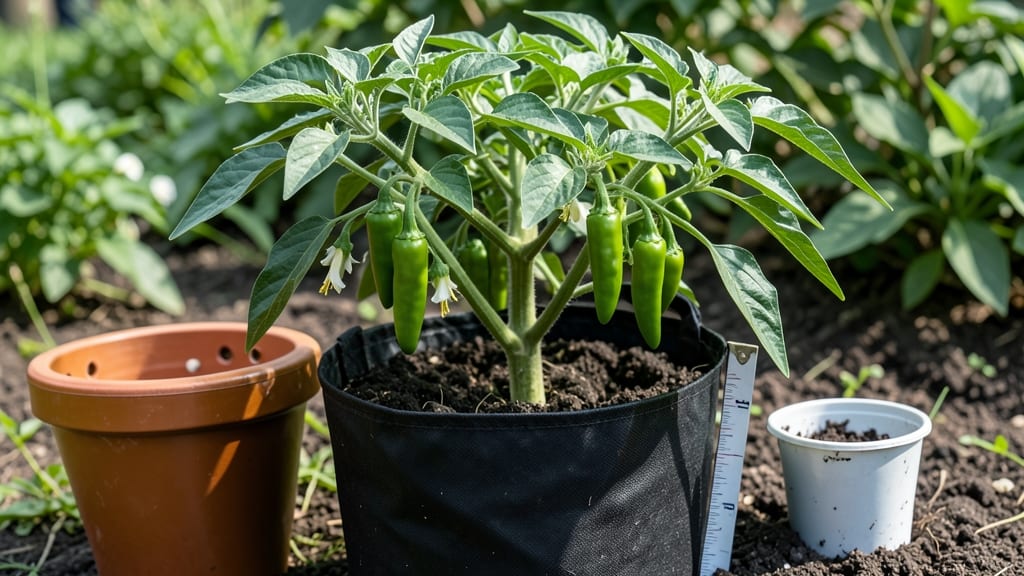 Pot Size for Jalapeño Plants: 5-Gallon Containers for Peak Spice Output