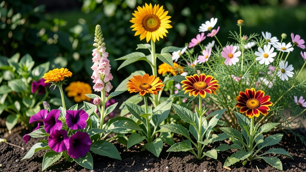 Flower Plant Identification: Visual Guide to Leaf Shapes and Growth Habits