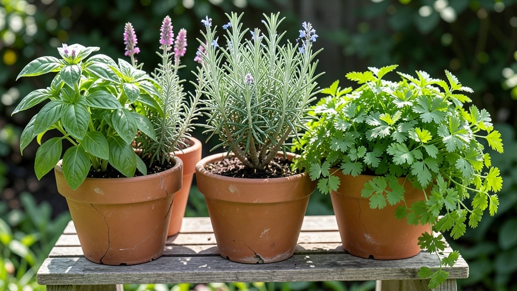 Outdoor Bakers Rack Plant Stand: Vertical Garden Space-Saver for Herbs and Flowers