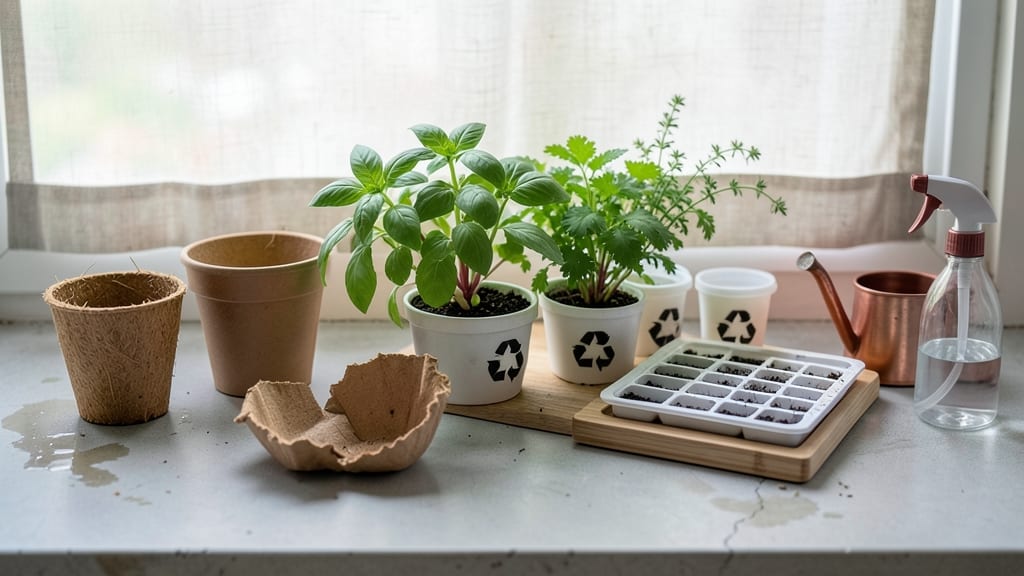 Recyclable Plant Pots Recipe: Eco-Friendly Planters for Seedlings and Herbs
