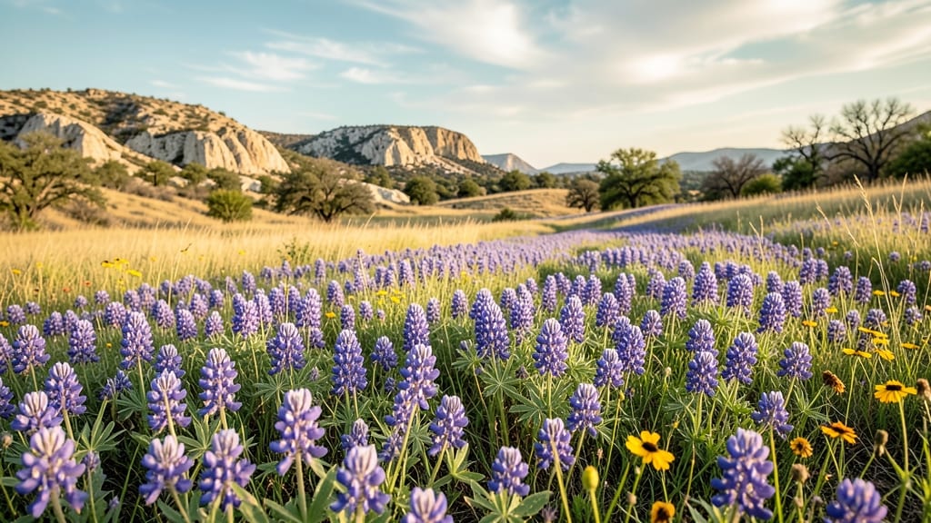 Bluebonnet Wildflowers for Texas Pride