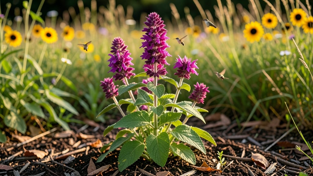 Purple Bee Balm Plant: Pollinator Magnet With Vibrant Summer Blooms