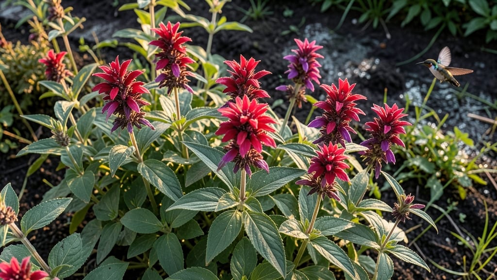 Bee Balm for Hummingbirds and Rich Colors