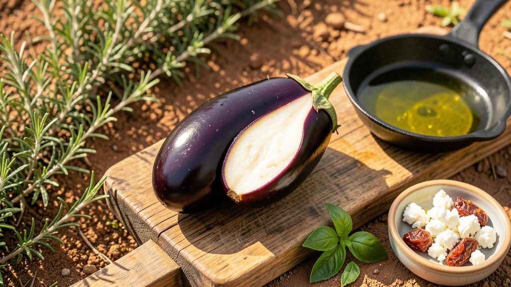 Purple Eggplant for Mediterranean Dishes
