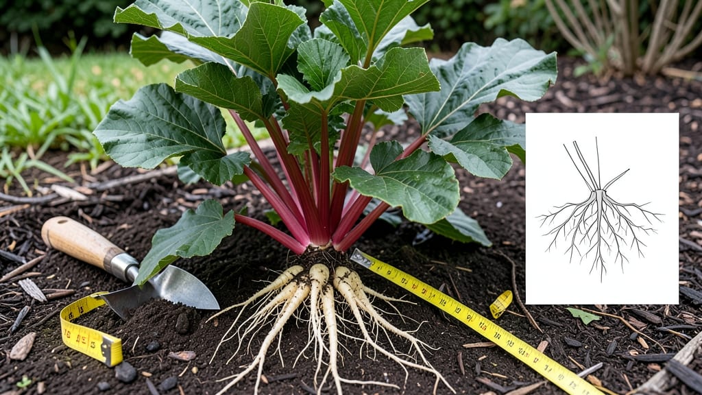 How Deep Do Rhubarb Roots Grow: Exact Digging Depths for Healthy Harvests
