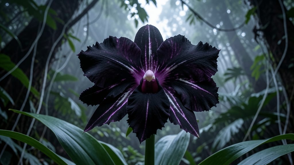 Black Bat Flower