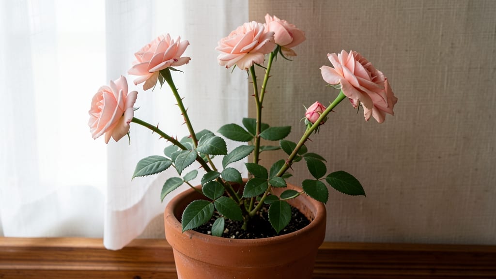 Rose House Plant Growing Guide: Thrive Indoors With Minimal Sunlight Needs