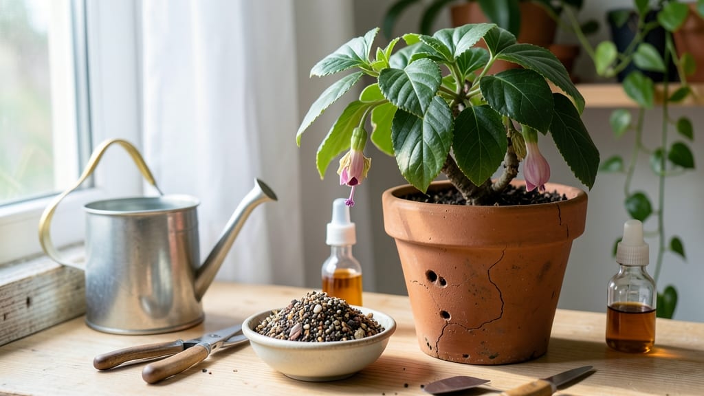How to Revive a Fuchsia Plant: Drooping Leaves Back to Blooming Beauty