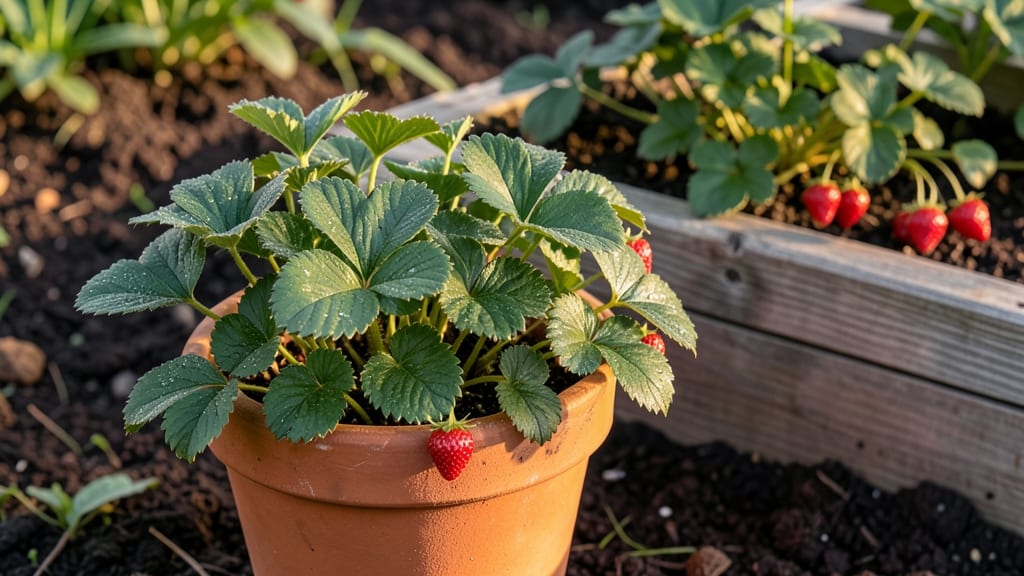 Jewel Strawberries for Compact Growth