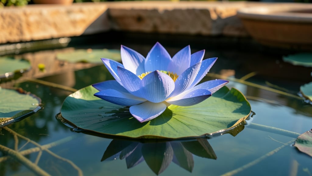 Blue Lotus Flower