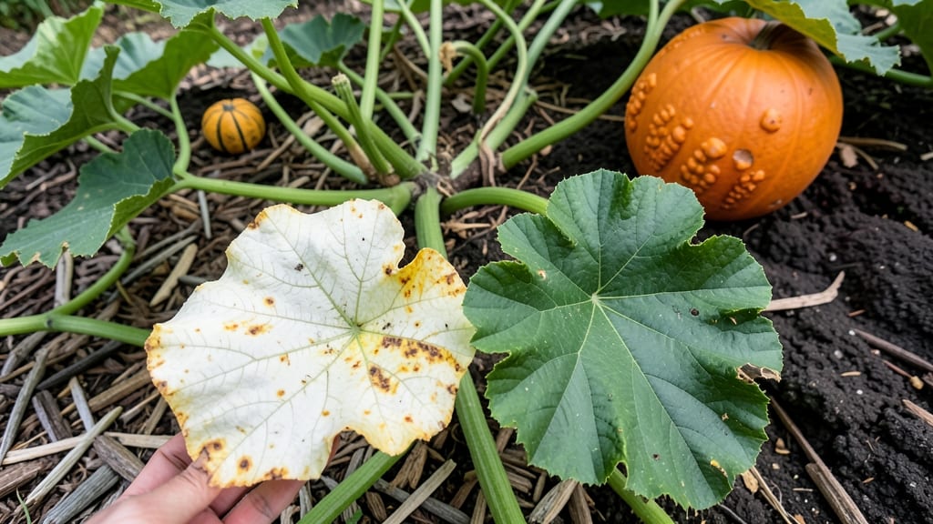 Pumpkin Plants With White Leaves: Quick Fix for Chlorosis Before It Spreads
