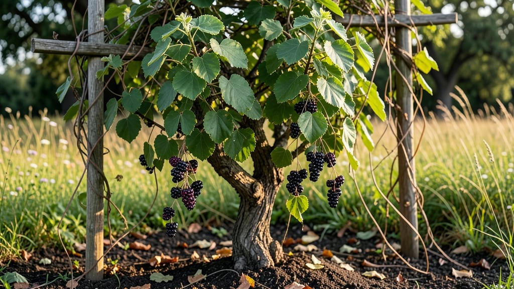 Mulberry Vine Plant: Edible Fruit and Fast-Spreading Privacy Screen