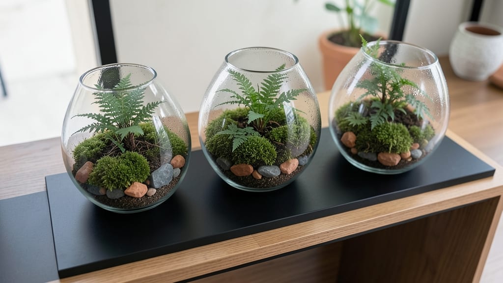 Color-Blocked Terrarium Collection