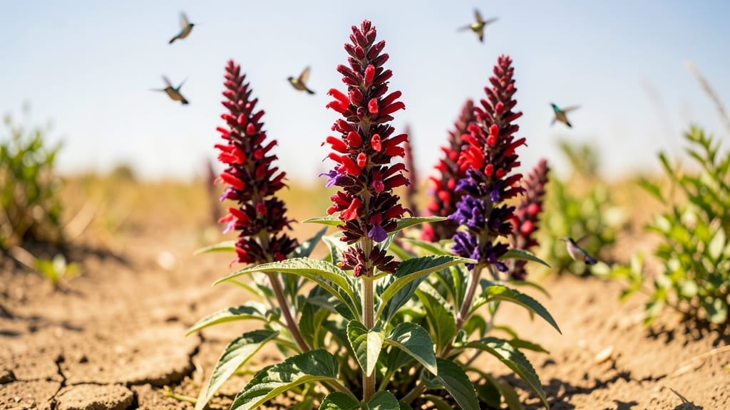 Salvia for Hummingbird Magnet and Heat Tolerance