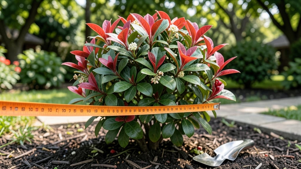 Red Tip Photinia Spacing: Plant 6 to 8 Feet Apart for Year-Round Privacy