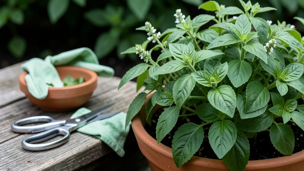 How to Remove Basil Leaves from Plant: Gentle Stem Snip for Fresh Harvests