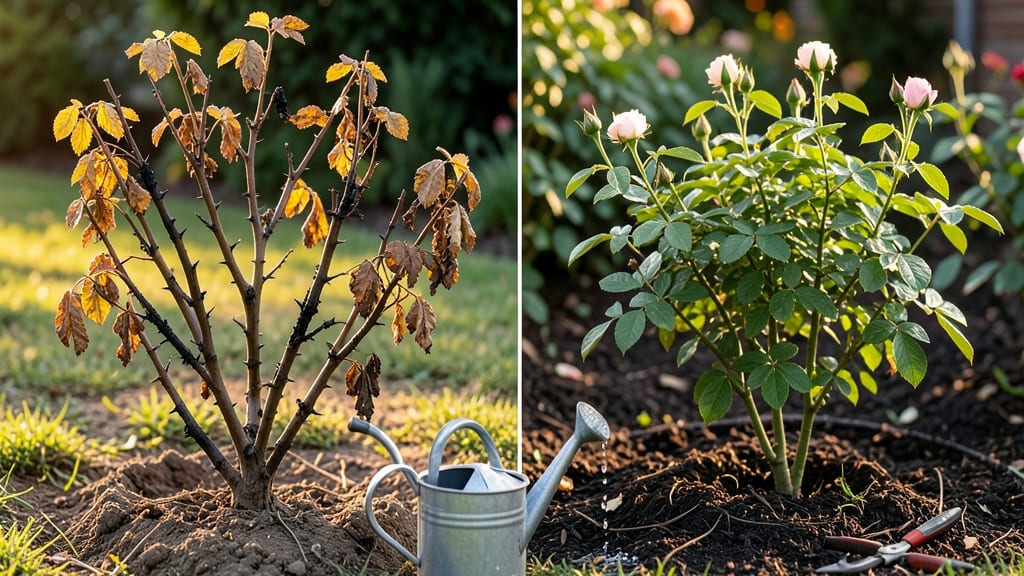 Rose Bush Dying After Transplant: Root Shock Rescue in 7 Days