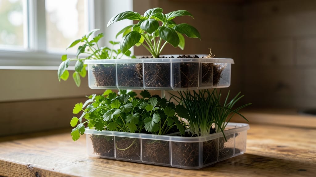 Shoe Organizer Modular Herb Garden