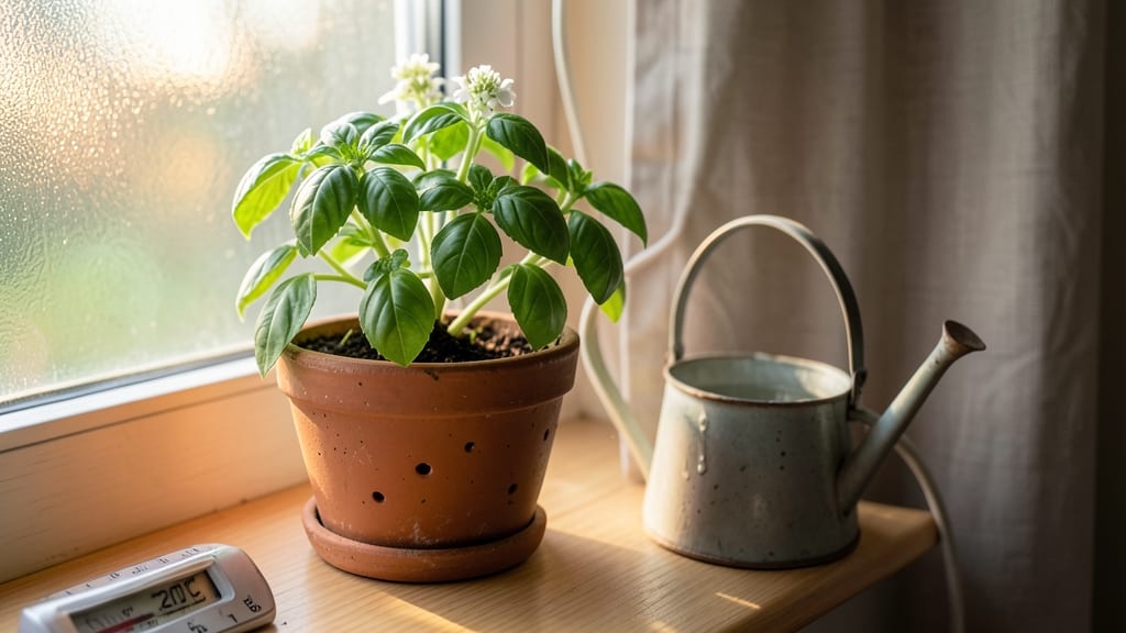 Can I Bring My Basil Plant Indoors for Winter: Light Needs and Survival Tips