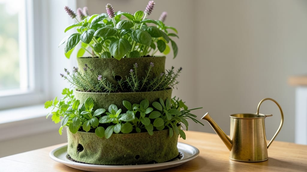 Plant Tower Pots: Stackable Vertical Garden for Small Spaces and Big Yields