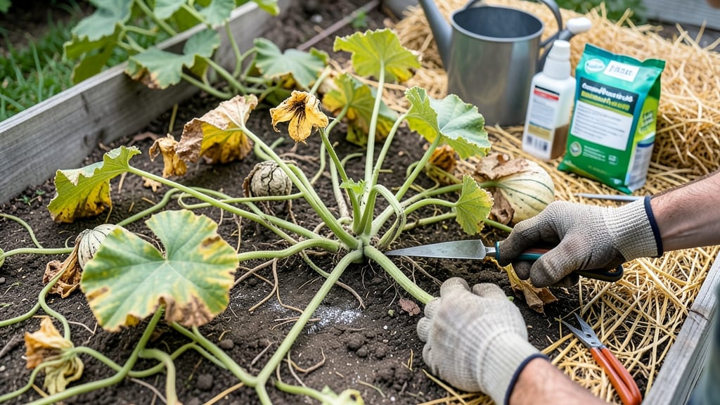 How to Save a Dying Pumpkin Plant: Root Rescue With Hydrogen Peroxide